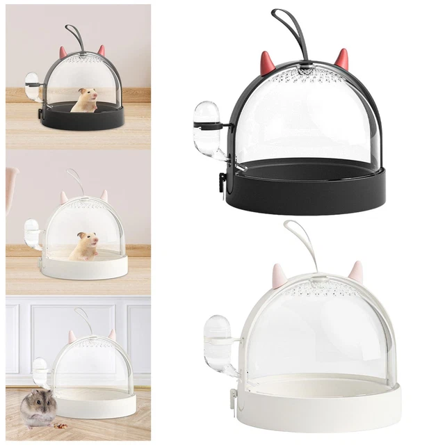 Hamster Carrier Cage Portable  Travel Case  Small Animal Carrier Rat Carry Cage