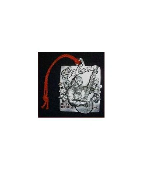 Gibson Guitar Christmas Pewter 1997 Pere Noel Es 335 Guitare Santa Klaus Genuine