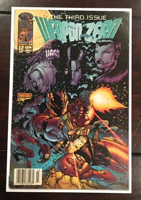 Weapon Zero Vol 1 #T-2 Image Comics The Third Issue Newsstand Issue Benitez Batt