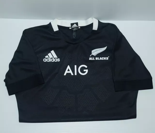 New Zealand All Blacks Adidas Sports Top Rugby Union