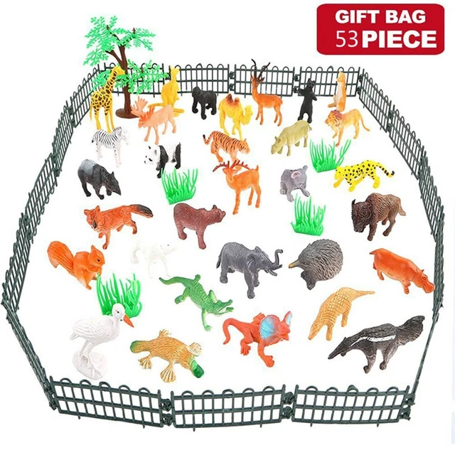 Tiermodell Spielzeug Feste Flusspferd Gazelle Gepard Anwendbares Alter 3+