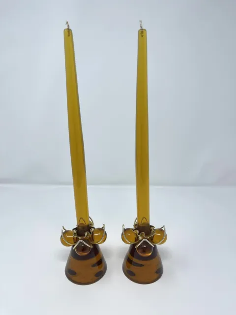 Vintage Lucite Candlesticks