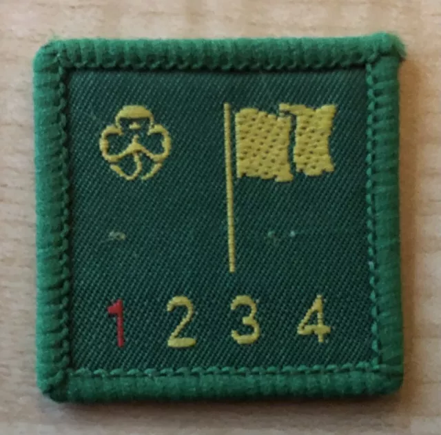 Girl Guides "Culture stage 1" Staged Badge (1995-2003)