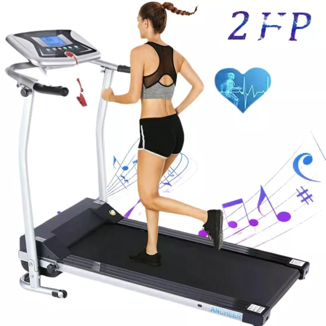 1500W Folding Electric Treadmill Running Walking Machine 300lb Capacity Home Use