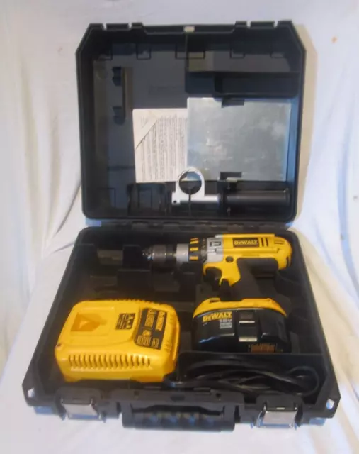 DeWalt DC925 XRP 1/2" Cordless Drill Driver Hammer Drill  18V Tested Working