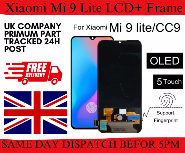 For Xiaomi Redmi Mi 9 Lite LCD Display Screen Touch Digitizer Replacement UK
