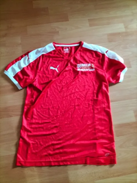 FC Arsenal London Trainingsshirt (Größe L, Puma, Soccer School, Rot)