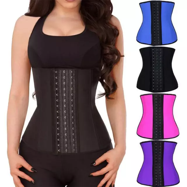 Fajas Reductoras Colombianas Latex Waist Trainer Long Torso Cincher Body Shaper