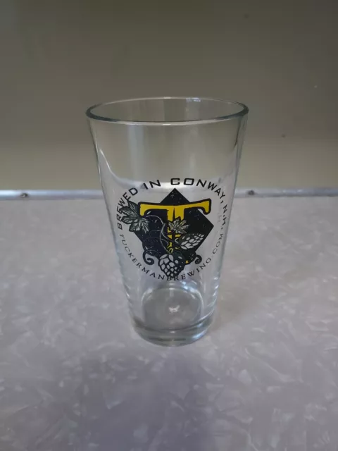 Tuckerman Brewing Co Craft Beer Glass Conway New Hampshire NH Near Mt Washington