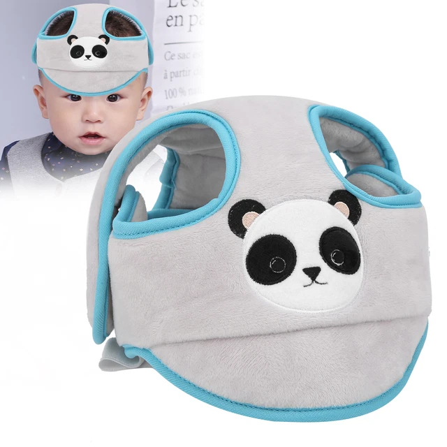 (Gris)Casque De Sécurité Pour Bébé Protecteur De Tête Respirant Ajustable Sécur