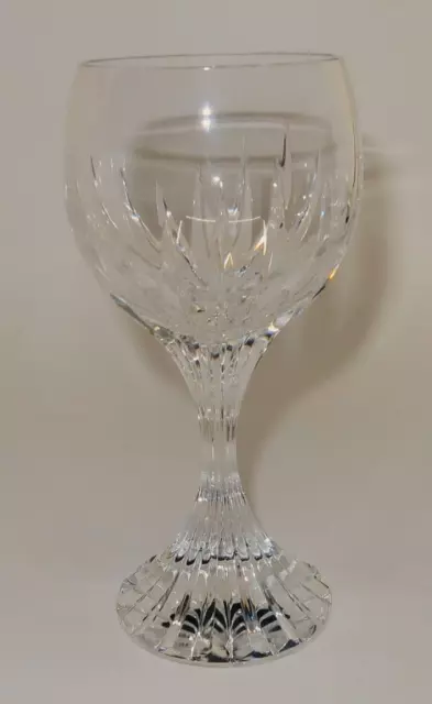 Baccarat Crystal MASSENA Claret Wine Glass or Goblet, 6 3/8" CHIPPED BASE (A)