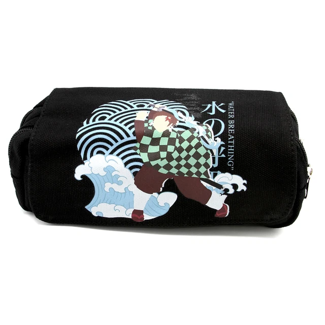 Tanjiro Wasser Atmung Demon Slayer Federmäppchen (Kamado Anime Tasche Etui )