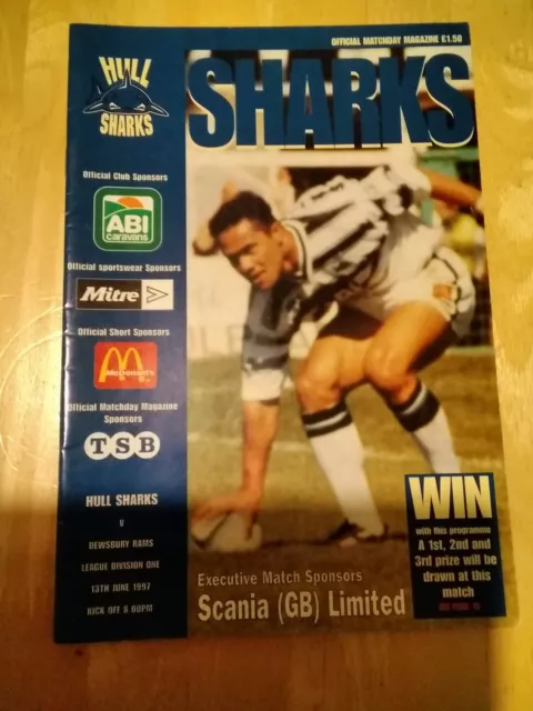 1997 Hull Fc Sharks V Dewsbury Rams   - Rugby League