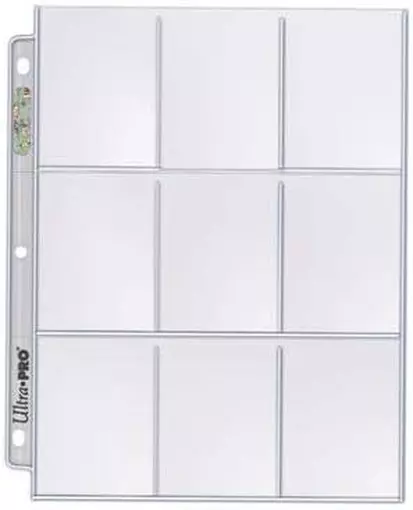 Ultra Pro Silver Series Top-Loading 18-Pocket Trading Card Pages 25 ct.