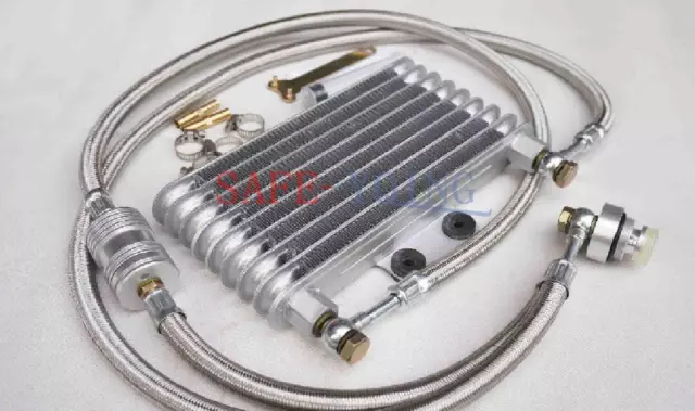 125ml Oil Cooler Engine Oil Cooling Radiator System Kit for GY6 100-150CC New