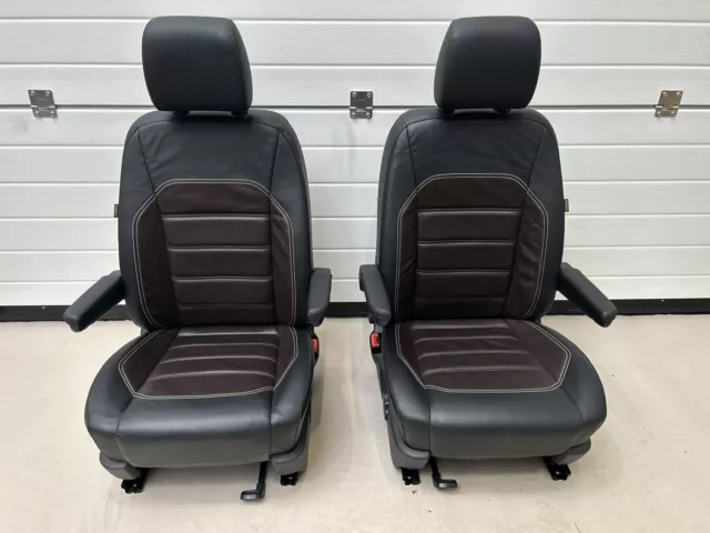 Lehnen Sitz Bezug Beifahrersitz Sitzbezug vorn rechts VW Golf 5 V Leder  braun