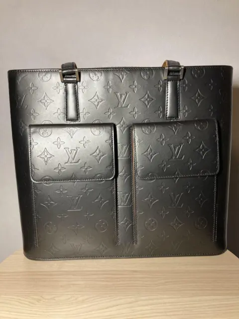 Louis Vuitton Dark Grey Monogram Vernis Mat Wilwood Tote Bag 3LV1018