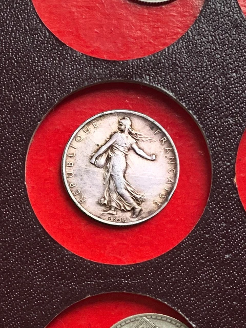Monnaie France - 2 Francs Argent Semeuse 1914, état SUP (97-16)