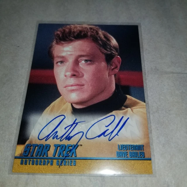 SKYBOX STAR TREK 1997 The Original Series Anthony Call A8 Auto