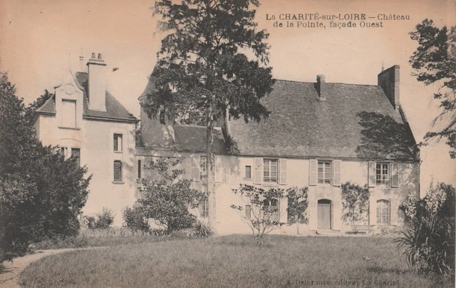 CPA 58 La CHARITE sur LOIRE Chateau de la POINTE West Facade