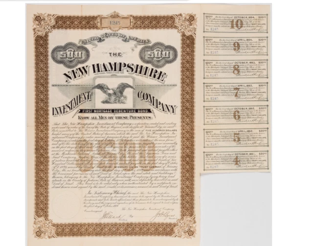 A Five Huge Size Historical Insurance Document True Americana Collection