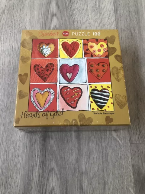 Heye Stefanie Steinmayer Hearts of Gold 100 Teile Puzzle OVP Neu