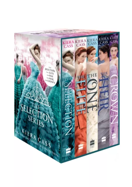 Kiera Cass 5 Books Collection Set (The Crown,The Selection,The Heir) Brand New