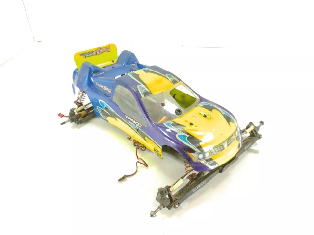 *RARE* Team Losi Racing Graphite 1/10 2wd Stadium Truck Roller Slider Chassis