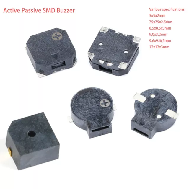 SMD Mini Buzzer Active Passive Buzzer Alarm 5x2mm 5020/7525/8530/9650/1230/903