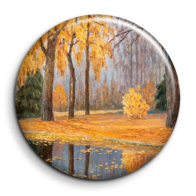 Paysage d'automne-Germashev Mikhaïl-Magnet 56mm Photo frigo