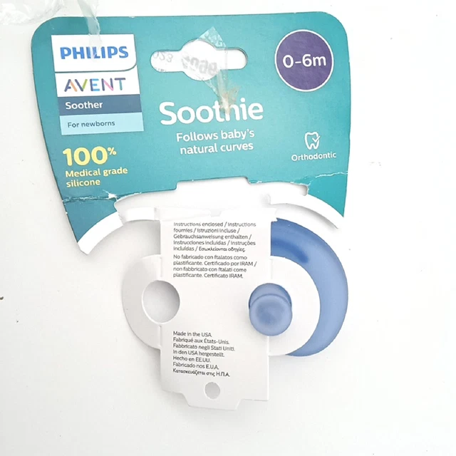 Philips Avent Soother, Schnuller 1 Stück, Baby 0-6 Monate (4,99€)