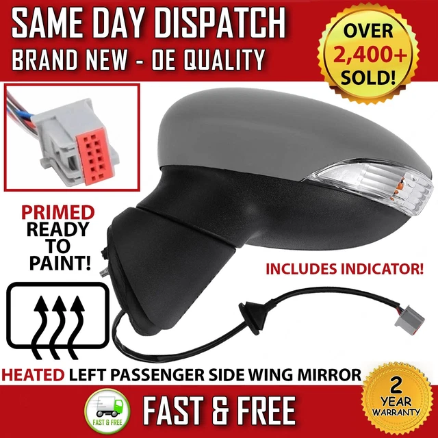 Para Fiesta Mk7 2008 - 2012 Espelho Retrovisor Elétrico Prep | MercadoLivre