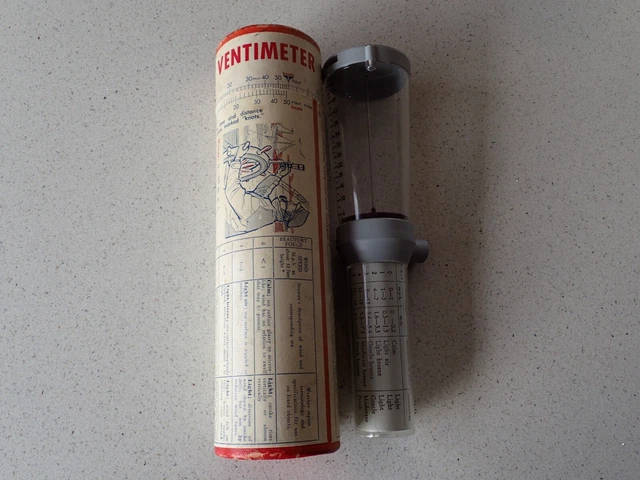 Ventimeter NAUTICAL WIND SPEED Plastic Ventimeter In Original Cardboard Tube £30. ...