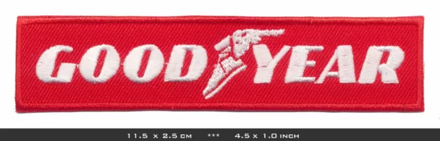 GOOD YEAR Aufnäher Patches Motorsport Rennsport Racing Team Formel 1 F1 red