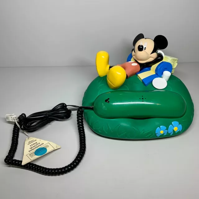 Vintage Mickey Mouse Telephone Landline Corded Phone MyBelle TESTED & WORKING