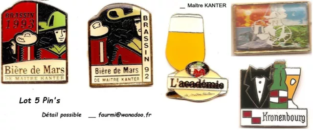 Boisson_ Bière de Mars _ KRONENBOURG _L'Académie _Lot 5 Pin's*