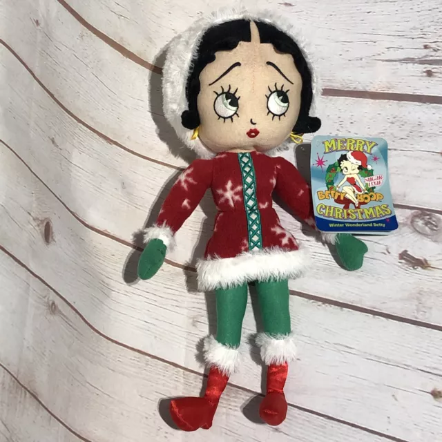 Betty Boop Winter Wonderland Christmas Plush Doll Sugarloaf 2009 NWT RARE