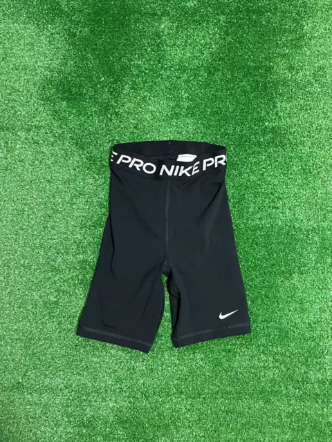 NEW Nike Pro 5 Shorts Womens Size XS White Workout Biker Dri-Fit
