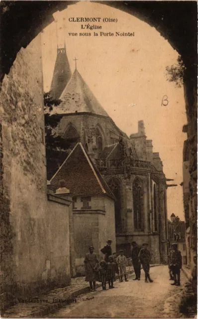 CPA AK CLERMONT - L'Église vue sous la Porte NOINTEL (424168)
