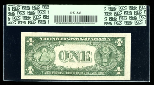 DBR 1935-D $1 Silver Gem Fr. 1613N Narrow NF Block PCGS 65 PPQ Serial N90160565F 2