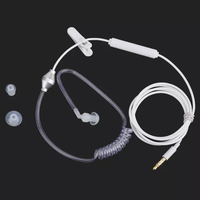 In Ear Headsets Air Tube Security Earpiece With Mic For IOS For DOB