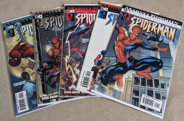 Marvel Knights Spider-Man (2004) #1-5 - Marvel Comics Lot - Mark Millar