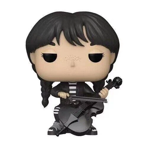 Funko POP! Wednesday 1310# Wednesday Addams with Cello Vinyl Action Figures 3