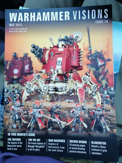 Warhammer Visions - Issue 16 (May 2015) - Games Workshop VGC FREEPOST