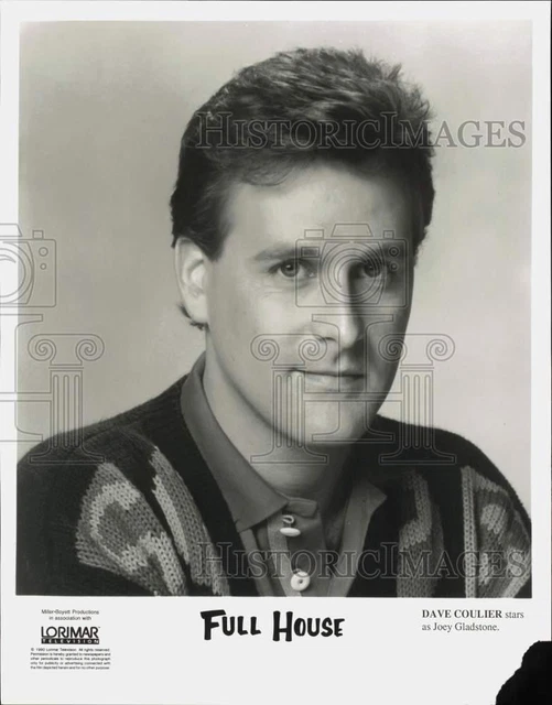 1990 Press Photo Actor Dave Coulier as Joey Gladstone in "Full House" Show
