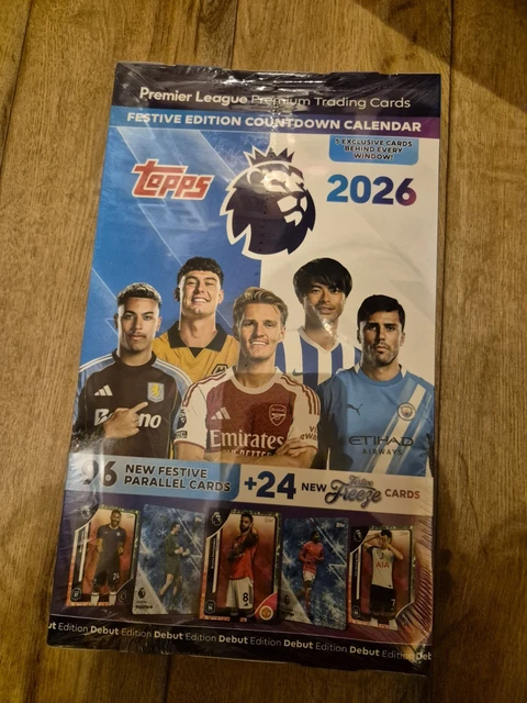TOPPS PREMIER LEAGUE 2025/2026 Festive Edition Advent Calendar £19.36 ...