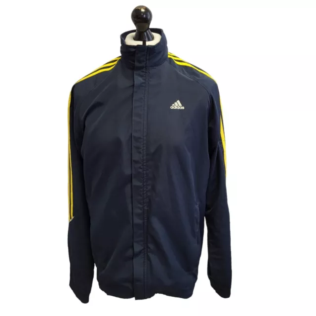 Adidas Blue Yellow Track Jacket Full Zip UK Men's M EU 50 F674
