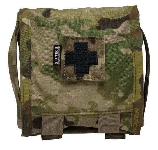 S.O.Tech Viper Flat IF Mini Pouch, Multicam VFIF-A1-B-MC Medical Pouch