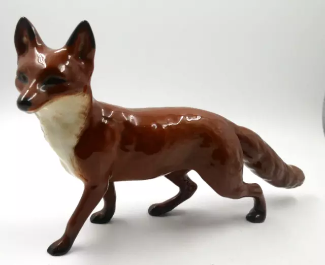 Beautiful Example Beswick Pottery Large Fox Mint Condition 1016A Figurine