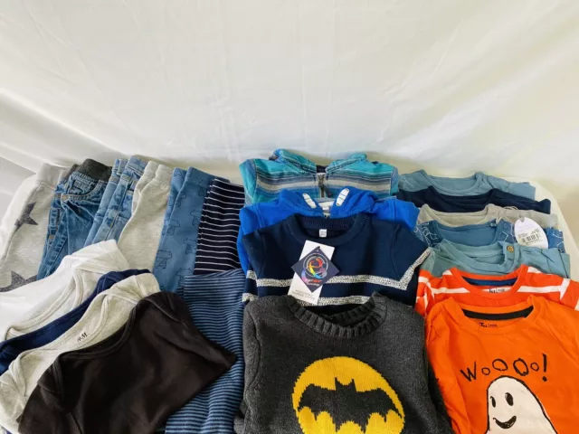 Baby Boy Large Clothes Bundle X 23 Items ~ Age 18-24 Months